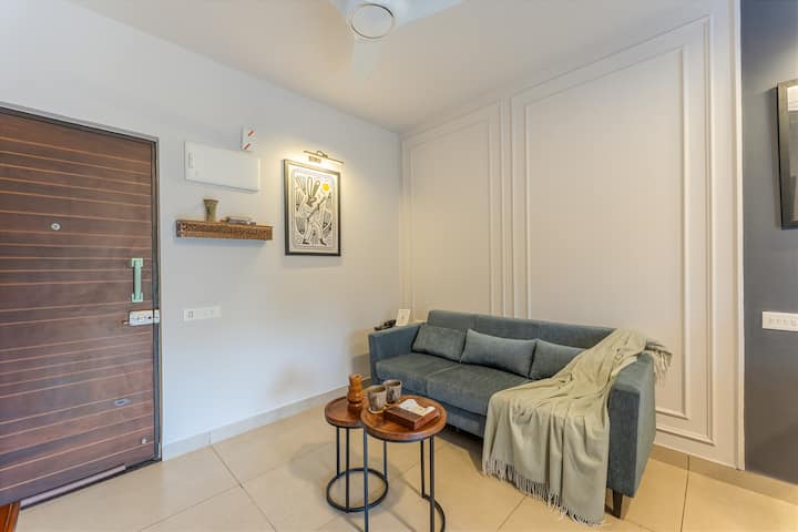 Sereno Foresta Cosy 1bhk Greenery View W/pool+game - Goa