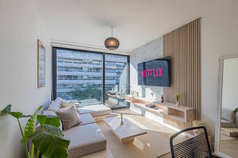 Successful Airbnb property: New & Bright Condo | Rooftop Pool | Puerto Madero in Puerto Madero