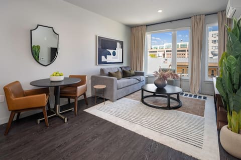 Designer 2BR | Luxe Amenities, Gym, Parking