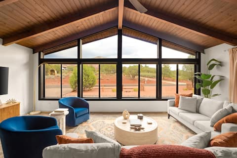 Top Airbnb: Family Retreat with Thunder Mtn View & near Trails in Sedona