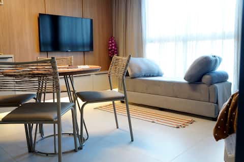 Top performing Airbnb: Beachfront flat in Cabo Branco in João Pessoa