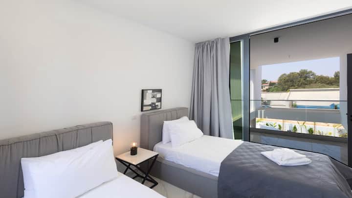 Villa numéro 4 chambre à deux lits NBV Villas