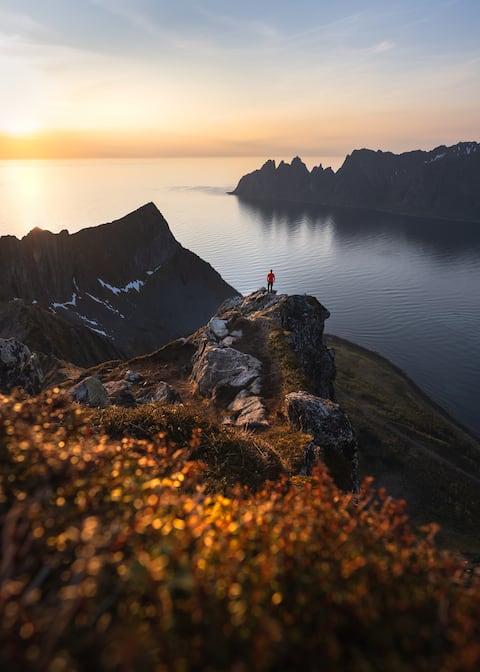 Senja beach Lodge - Ocean view - Sauna on terrace