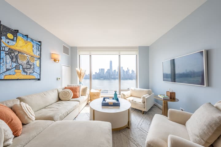Waterfront Family Friendly Lux Condo | Nyc View - ジャージー・シティ, NJ