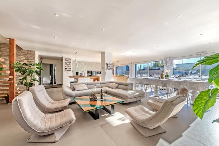Belle Villa - Spa, Jacuzzi, Salle Fitness, Mer - Kerlouan
