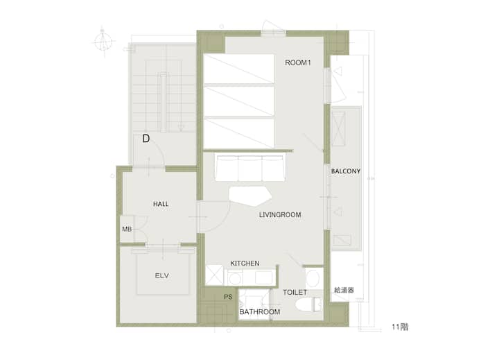 Top-floor Room Balcony & Sofa｜walk To Jr Station - Tokio