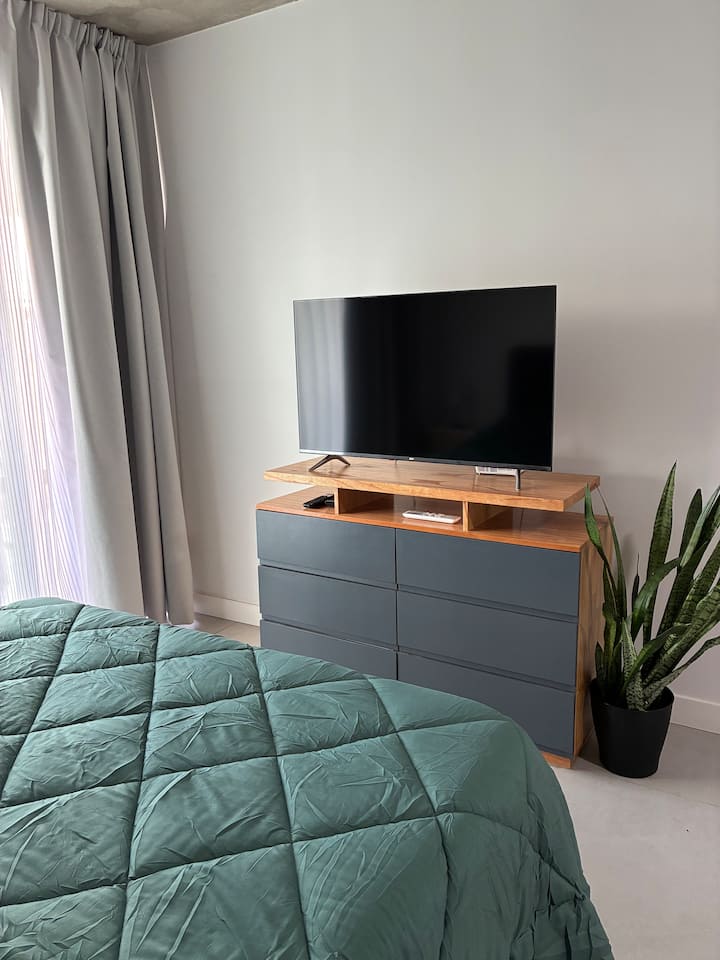 Kitnet mobiliada em Palermo com piscina e academia