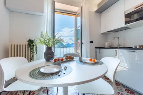 Popular Airbnb listing: The Pearl of Varenna A.C. fantastic view, center in Varenna