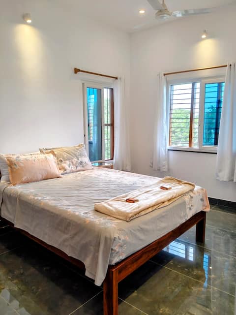 Blossom Haven Maheshwari Garden view/
Auroville