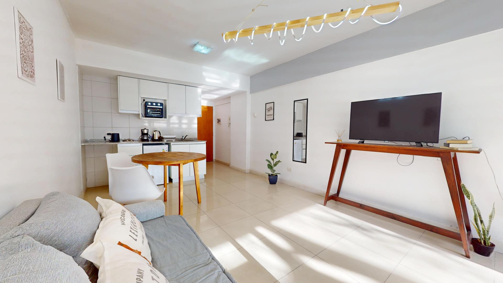 Kitnet moderno em Palermo com piscina e jacuzzi