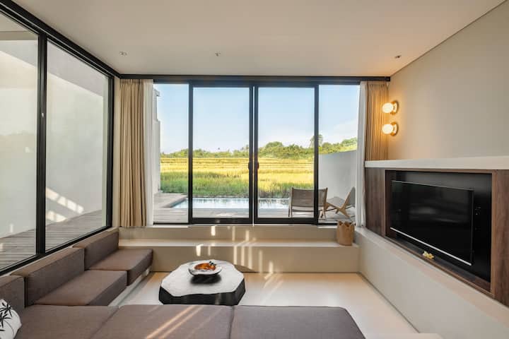 1br Luxury Designer - Paddy View - Canggu Center - Canggu