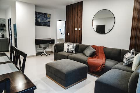 Top Airbnb: Spacious and modern | pool + ground floor in El Sauzal De Rodríguez