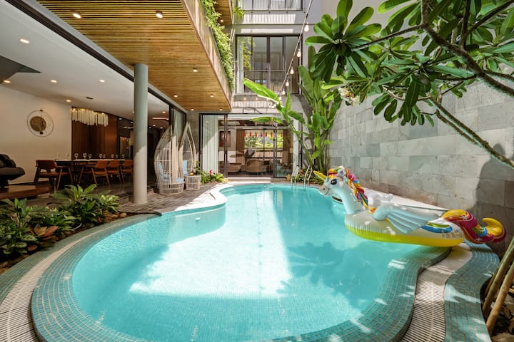 (VDN) Luxury Villa 7BR|Pool|Karaoke|Jacuzzi|Sauna|BBQ