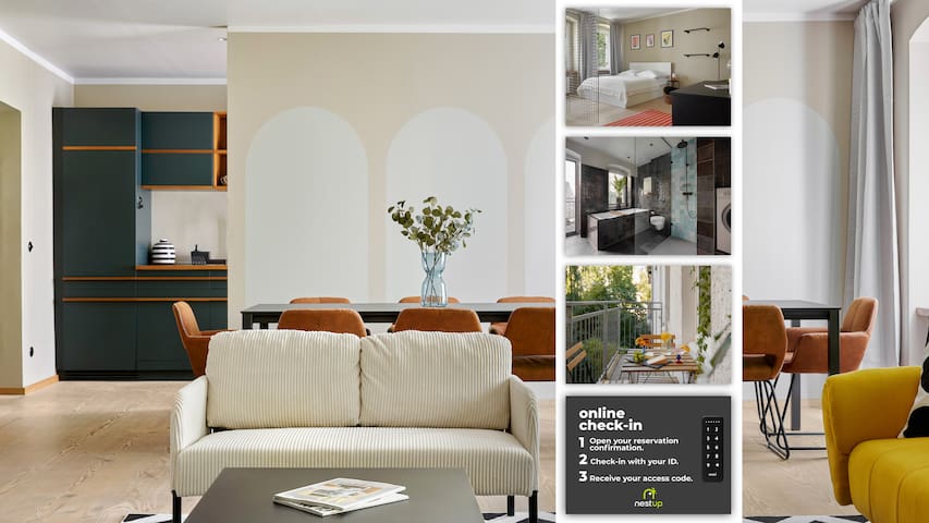 Central 120m² Design Loft with Balcony