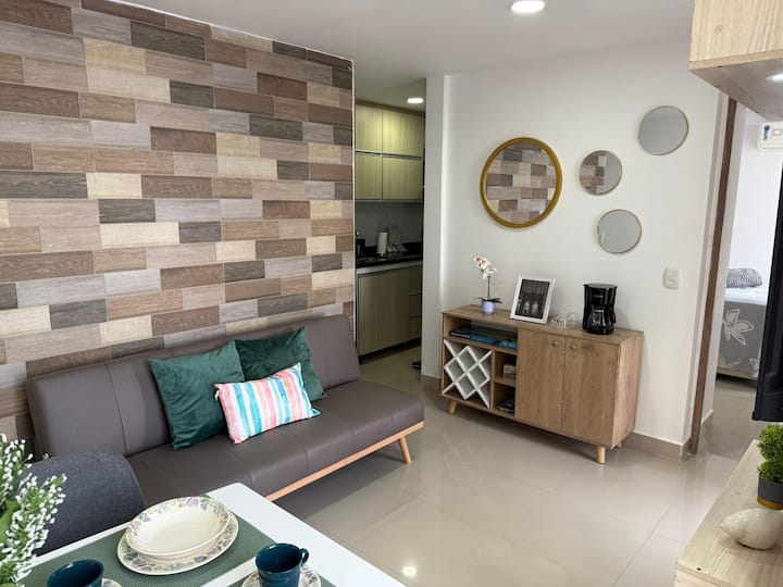 Obývacia izba s rozkladacou pohovkou, jedáleň a televízne centrum, aby ste si mohli užiť svoju dovolenku!