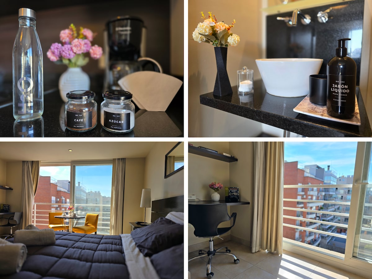 Top performing Airbnb: BEST! Open View Desk 24-Hour Self-Check-In in Palermo