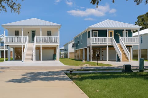 TWO Side by Side Beach Homes 10 Bedrooms Sleeps 26