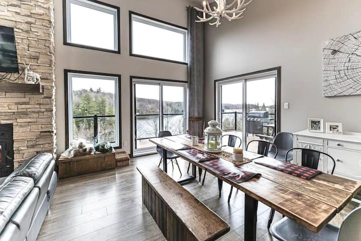 Laurentians Luxury | Spa, Dock & Fireplaces - Mirabel