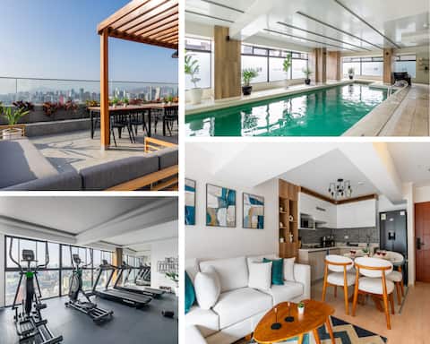 ‼️Premium Family Apartment| Pool| Sauna| Gym| BBQ