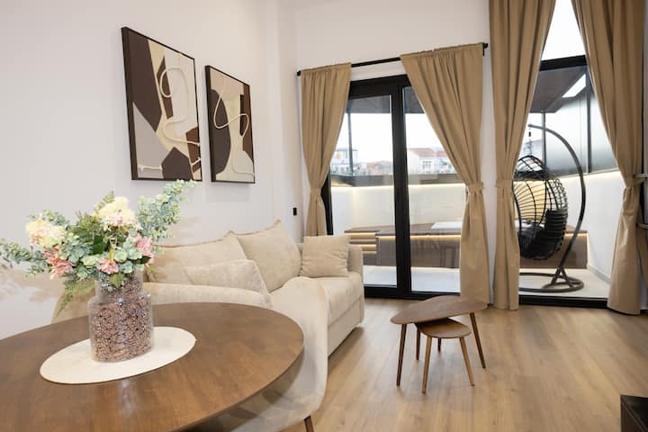 Apartamento Con Terraza Y Bañera De Hidromasaje - Monforte de Lemos