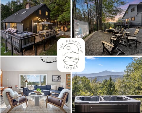 Peakview Lodge: Views - Hot Tub - Sauna - Mt Snow