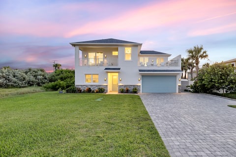 *Ponce Inlet Surf Villa* Steps to Beach+Pool & Spa