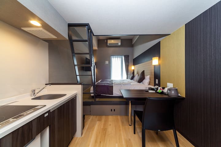 【A Comfortable Stay】bath&kitchen/with Loft/3ppl - 히로시마시