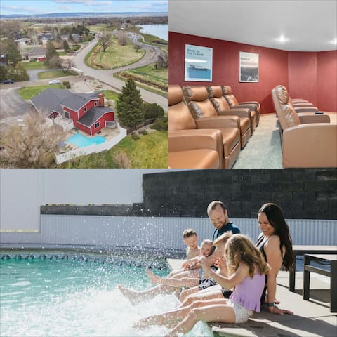 The Lakehouse lakefront vacation rental with pool