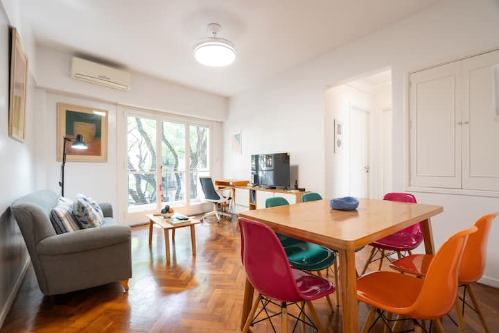 Homey Apartment In Palermo - Recoleta