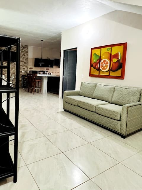 Popular Airbnb listing: 50m from the beach, with pool and terrace - #1 in San Patricio (Melaque)