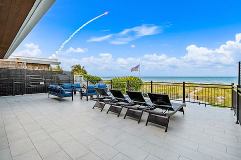 11BED Oceanfront Villa - 6BR with Game Rm, Hot Tub