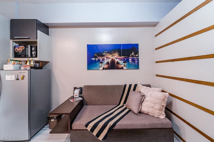 Zen Inspired Furnished 1br Condo #Mgrace - Quezon City