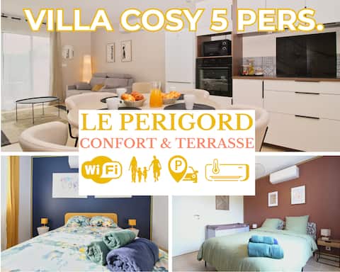 Villa Périgord-Spacious-air conditioning-wifi-parking-Garden