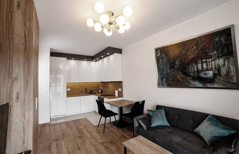 Top Airbnb: Comfort and Garage in Prądnik Biały