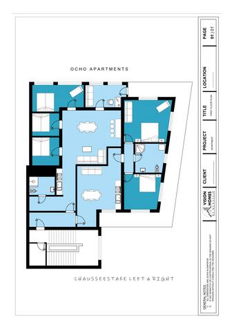 180m2 Urban Loft – Balcony – Parking – 20 pax. gallery image 5