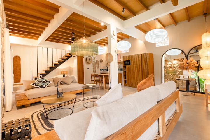 Loft ÉLégant 2 Chambres Neuf Plage De Balangan - Jimbaran