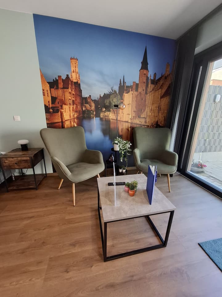 D’ereplatse Tiny Hideaway Met Terras & Airco - Bruges