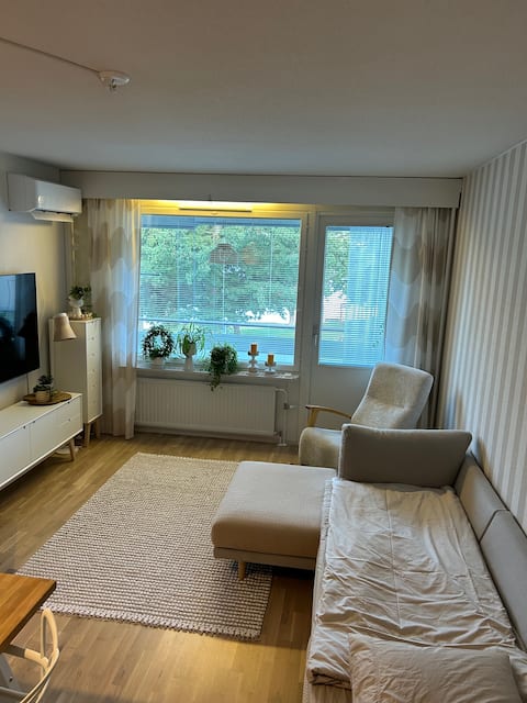Popular Airbnb listing: Three-bedroom apartment + sauna in the city center in Savonlinna