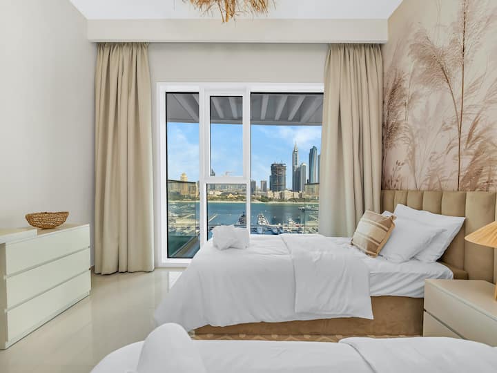 Chambre double et sa vue