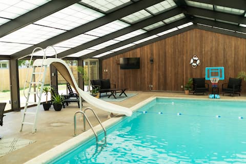 Private Indoor Pool make memories all year long!