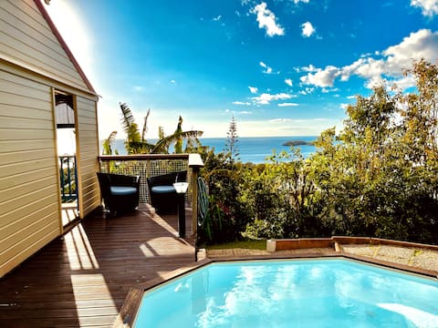 Lodge Lagon Bleu - Sea & Pool View by Gwadalodge