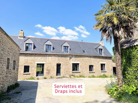Beautiful renovated farmhouse - Sea - Countryside - Quiet