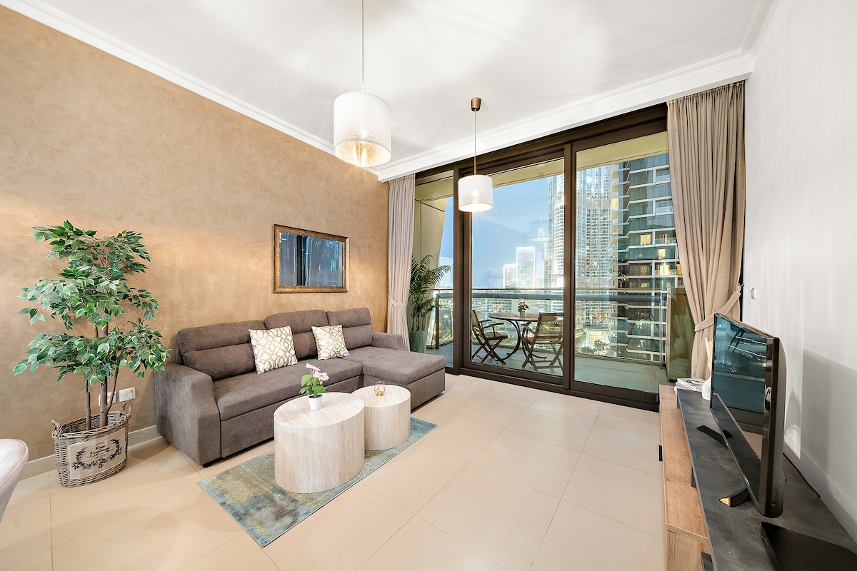 1 Bedroom Furnished Apartment with City View | Burj Vista 2