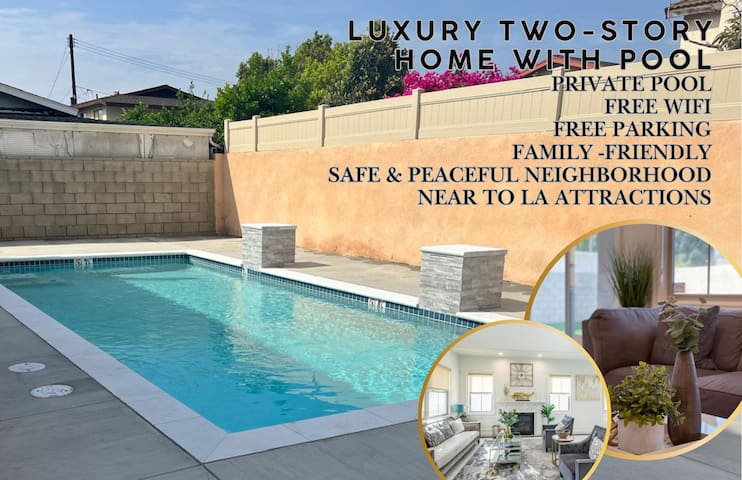 Luxury Two-Story Home with Pool
