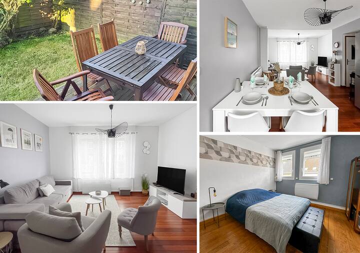 Maison Lumineuse Avec Jardin à 2 Min De La Mer - Hardelot-Plage