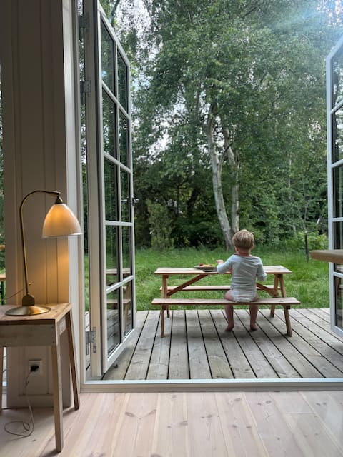 Lush Rørvig reatreat by sandy beach