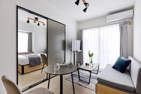 7-minute walk from the nearest station/No transfer to Shinagawa station! /Calm streets and rooms/Win