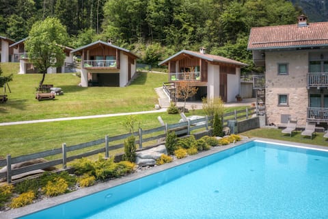 Open space bungalow premium with garden view