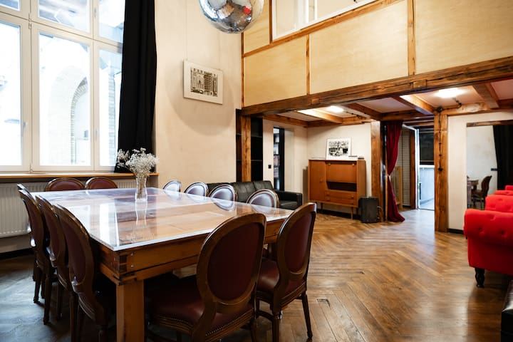 Central Urban Party/co-working Loft