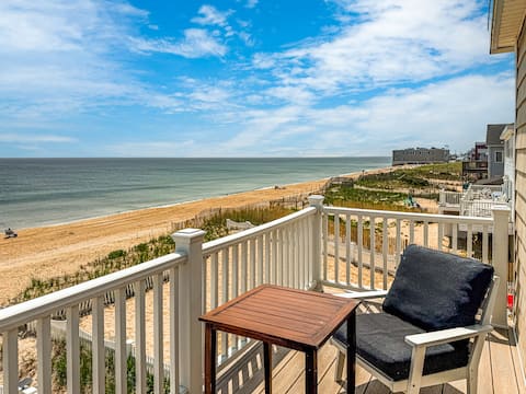 Beachfront Bungalow | Fire Pit | Private Balcony